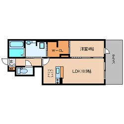 大和新庄駅 徒歩4分 1階の物件間取画像